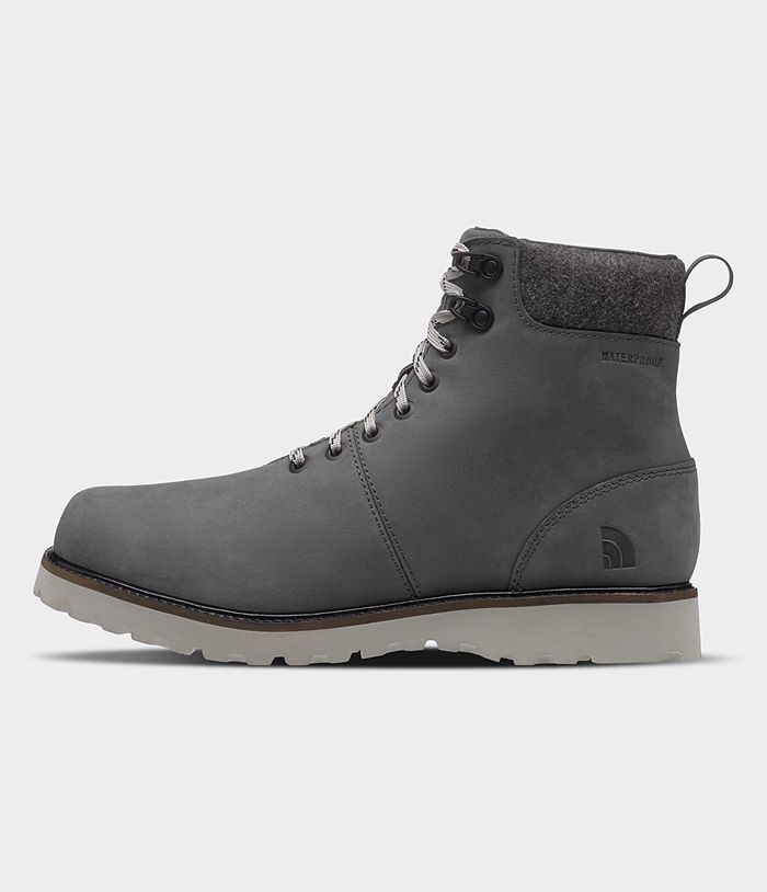 Botas The North Face Hombre Work To Wear Lace Wp Gris - Peru 20598IBXC